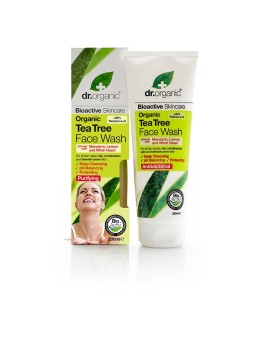 Detergente viso al tea tree 200ml - Dr. Organic
