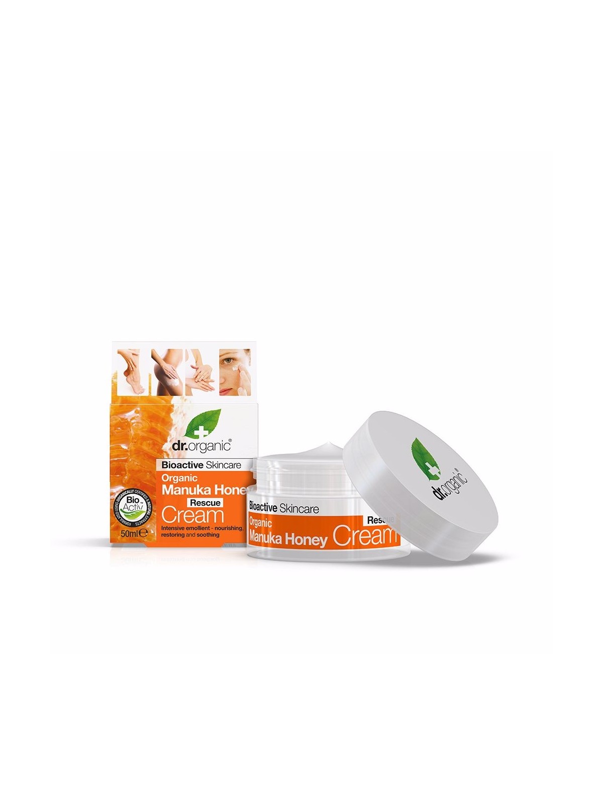 Dr Organic Manuka Honey Rescue Cream 50ml Unisex