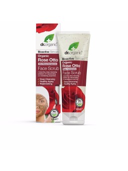 Esfoliante viso Dr Organic ROSA DI DAMASCO 125ml
