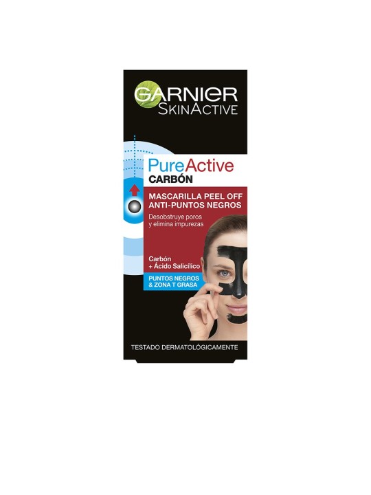 GARNIER PURE ACTIVE CARBON maschera peeloff per punti neri 50ml unisex