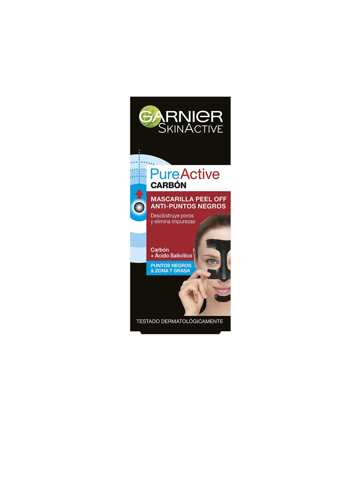 GARNIER PURE ACTIVE CARBON maschera peeloff per punti neri 50ml unisex