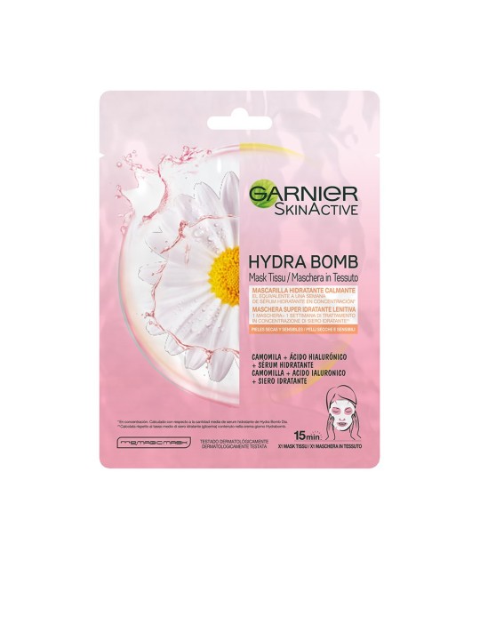 Maschera viso idratante Garnier SKINACTIVE HYDRABOMB 1u