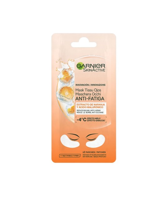 GARNIER SKINACTIVE eye tissue mask anti-fatigue x 2 patches unisex