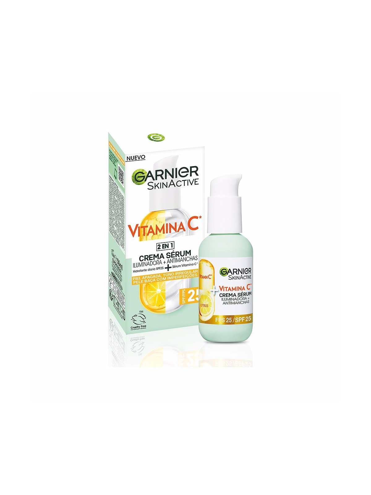 Crema serum SPF25 donna Garnier SKINACTIVE VITAMINA C 50ml