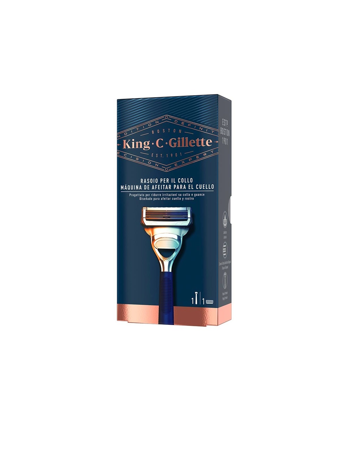 Rasoio collo uomo Gillette GILLETTE KING 1 unitï¿½ï¿½