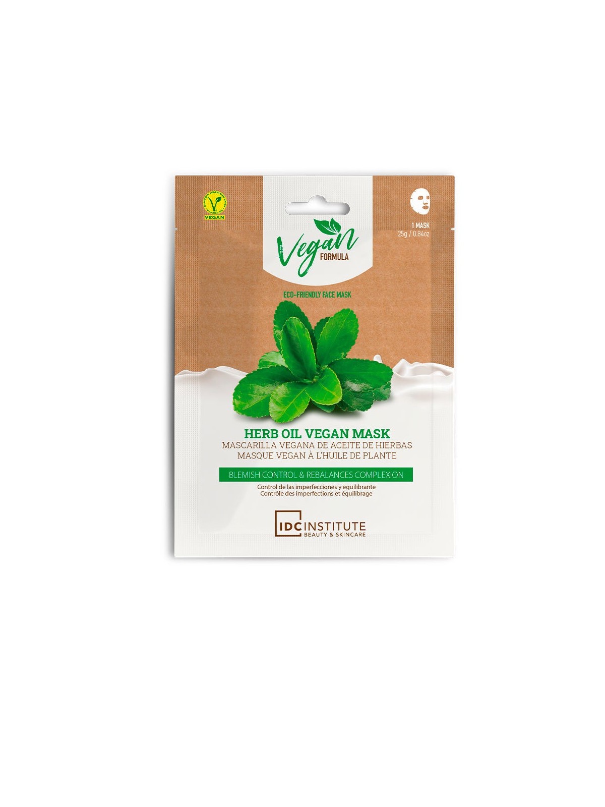 Idc Institute Vegan Herbal Oil Facial Mask 25g for women