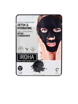 Iroha DETOX BLACK CHARCOAL disposable face mask