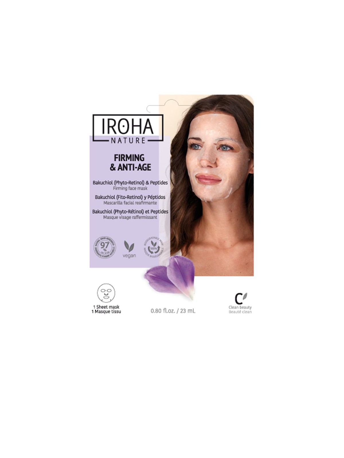 Maschera Viso Rassodante e Anti-Etï¿½ï¿½ con Bakuchiol e Peptidi