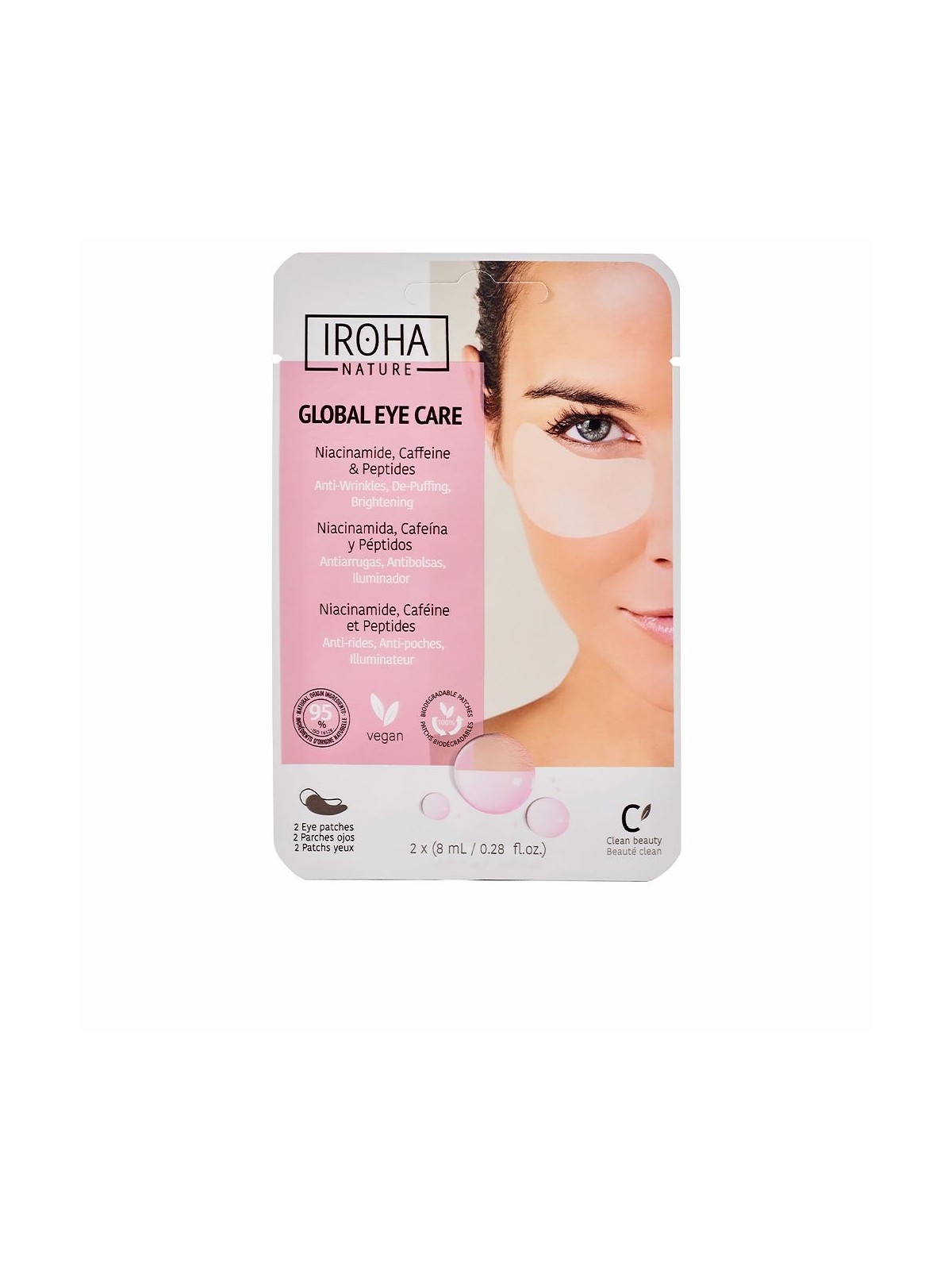 Iroha Global Eye Care with Niacinamide, Caffeine, and Peptides