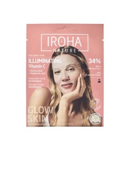 Iroha MASCHERA DI TESSUTO illuminante vitamina C HA 1 unit donna