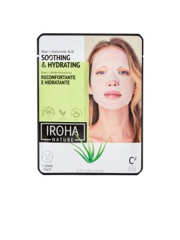 Iroha MASCHERA DI TESSUTO idratante aloe t verde ginseng HA 1 unit donna