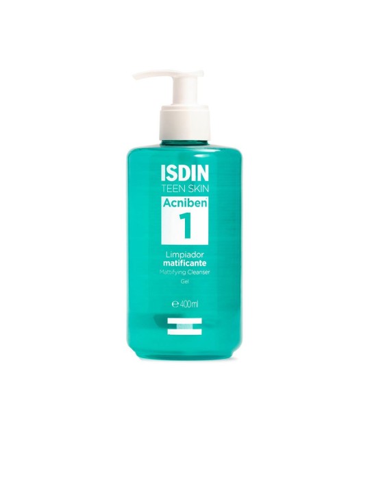 ISDIN Acniben Mattifying Cleanser Gel Gel detergente profondo con acido salicilico donna 400ml
