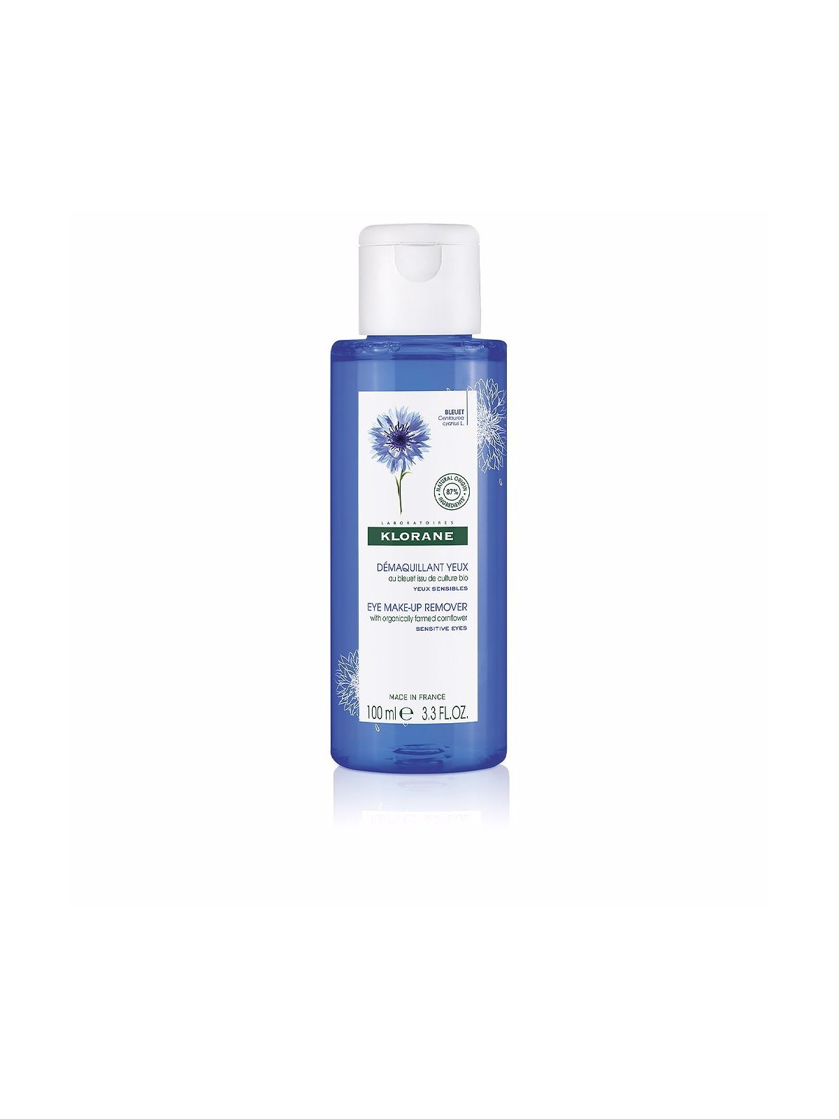 Klorane ECO CULTURE Cornflower Eye Makeup Remover 100ml Unisex