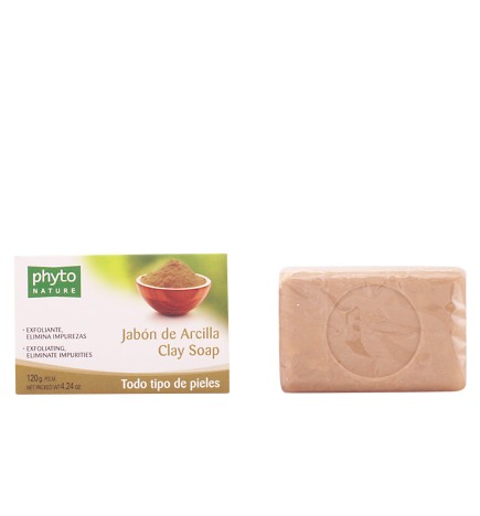 PHYTO NATURE pastilla sapone argilla 120 gr unisex