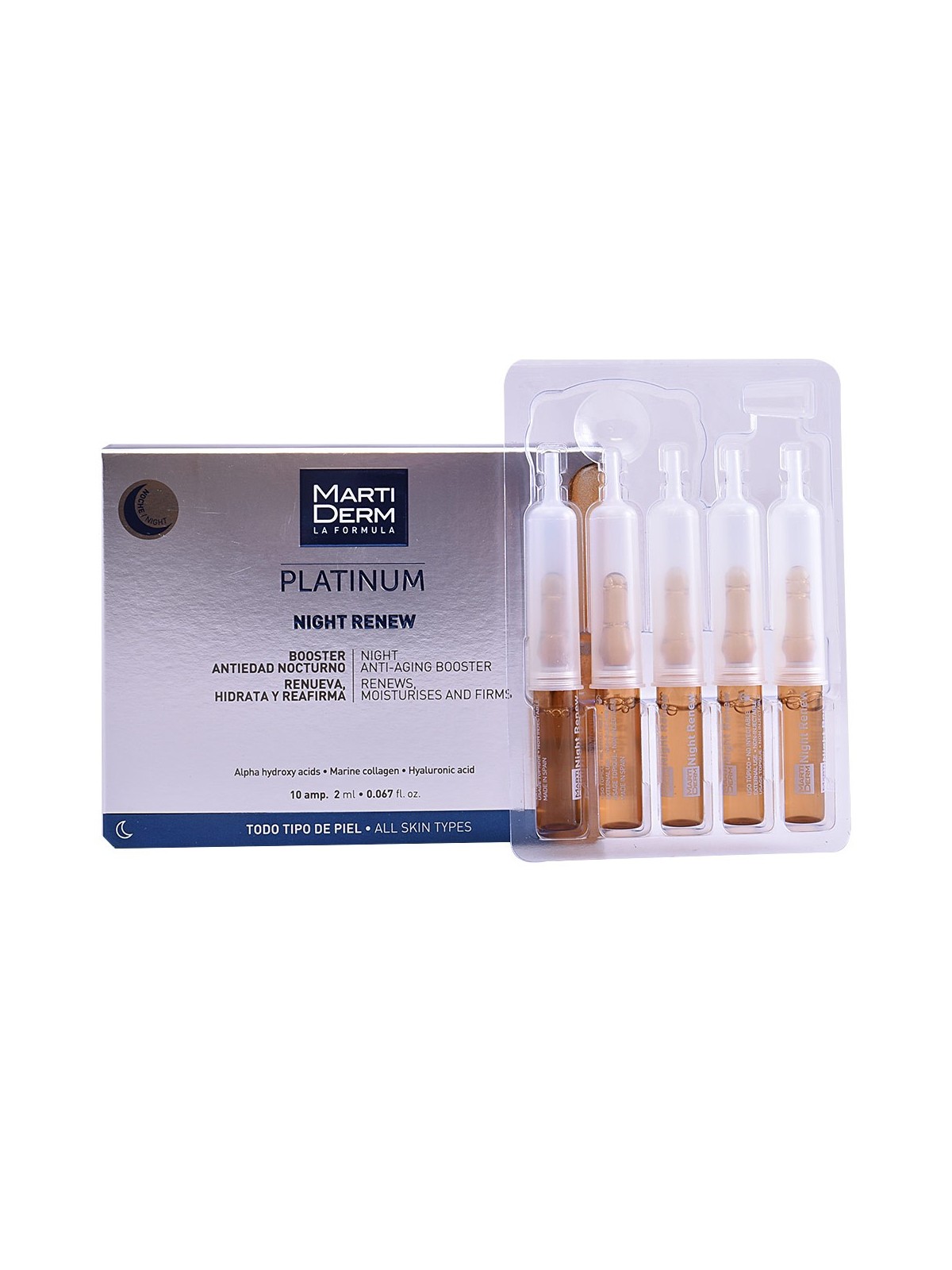 Ampolle notte rigeneranti Martiderm PLATINUM 10x2ml unisex