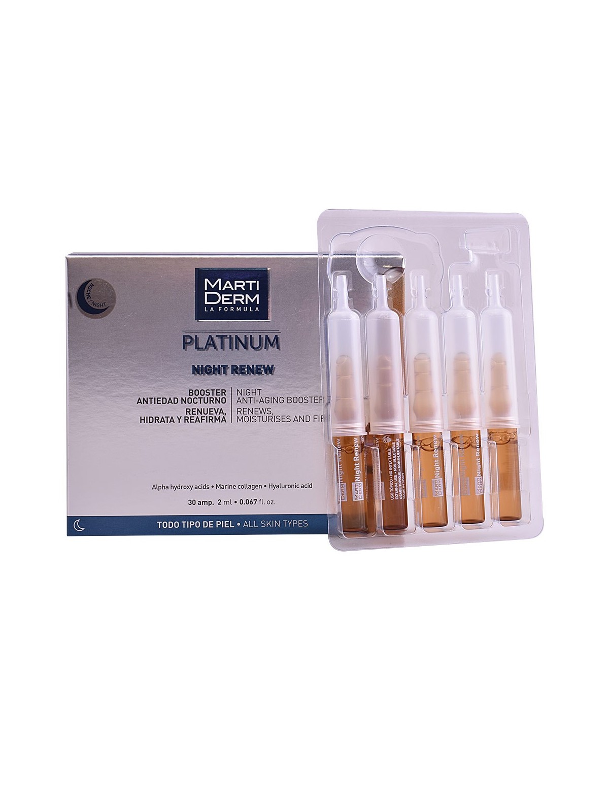 Martiderm PLATINUM NIGHT RENEW fiale 30 x 2ml unisex