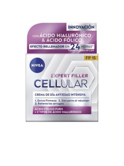 Nivea CELLULAR FILLER crema giorno con acido ialuronico e folico SPF15 50ml donna