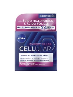 Nivea CELLULAR FILLER crema notte con acido ialuronico e folico 50ml donna