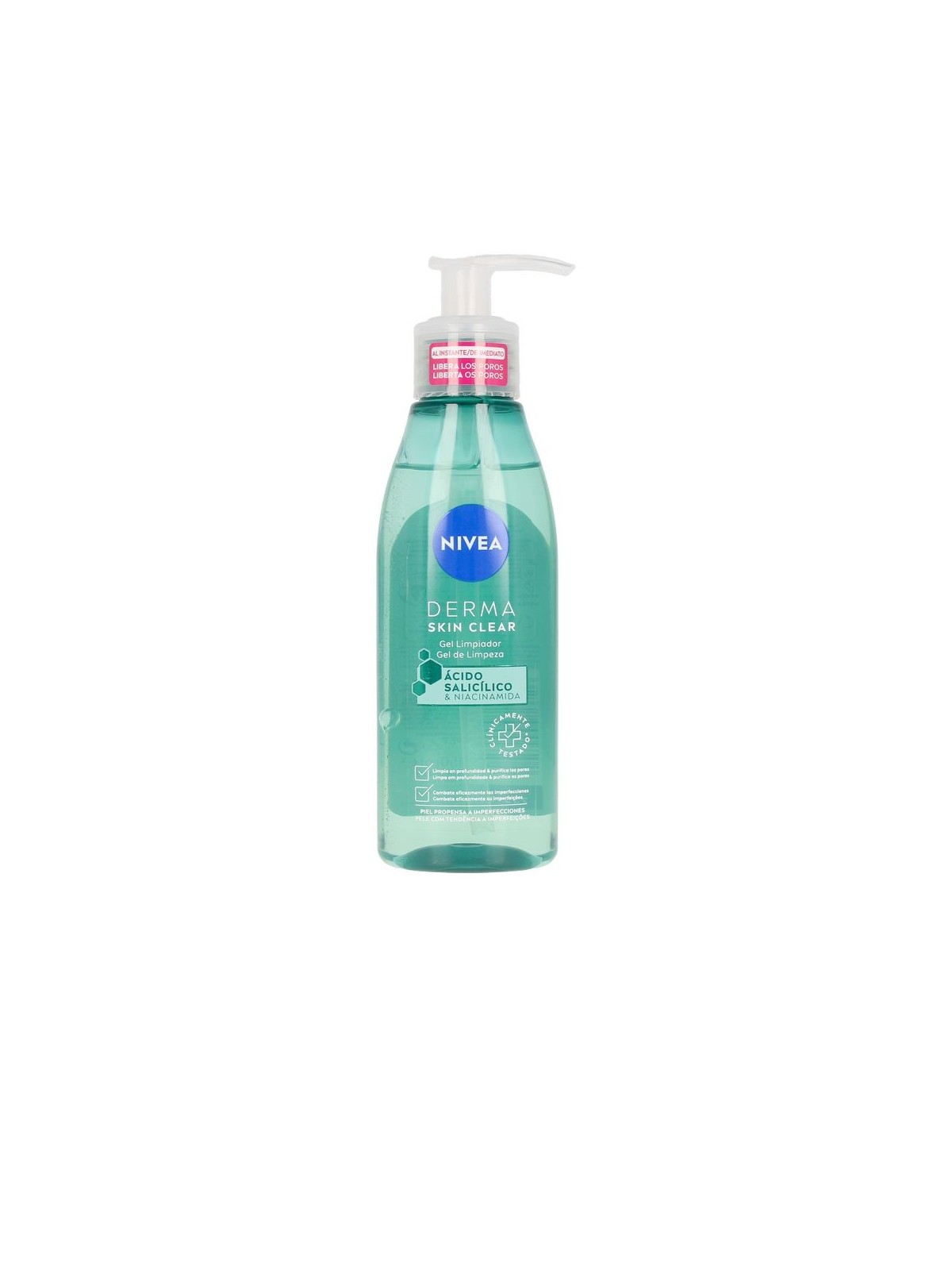 Nivea DERMA SKIN CLEAR Gel Detergente Viso 150ml Donna