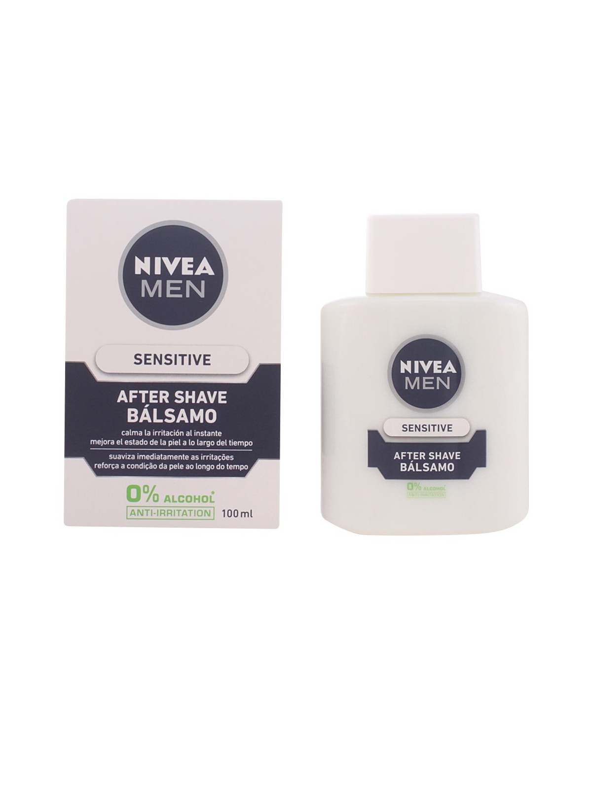 Nivea MEN SENSITIVE aftershave balm 0 alcohol 100ml uomo