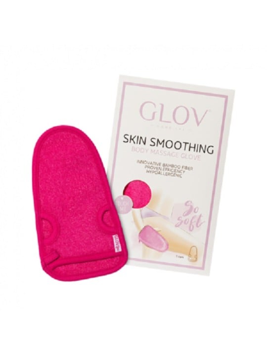 GLOV Guanto da massaggio corpo levigante per la pelle, rosa