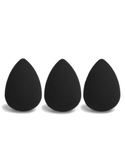 IBRA Set di 3 spugne nere Blender Sponge.
