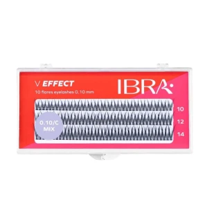 IBRA Ciuffi di ciglia effetto V Mix 120 pezzi.