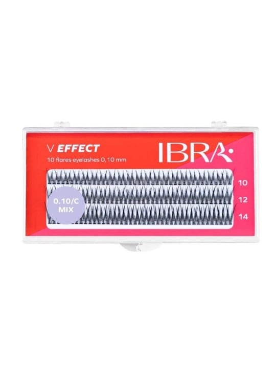 IBRA Ciuffi di ciglia effetto V Mix 120 pezzi.