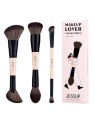 JESSUP Set di 3 pennelli per il trucco Duo-End Face Brush Collection 6 in 3 T508