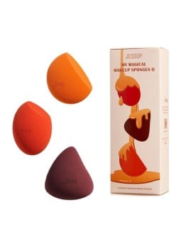 JESSUP SET Face Soft Beauty Spugne per il trucco sfumate 3 pezzi.