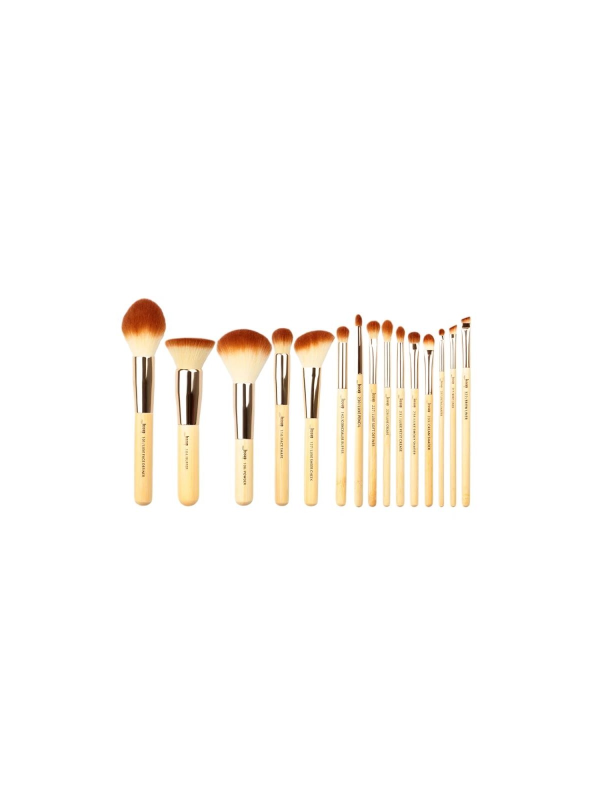JESSUP SET Make Up Brush pennelli per il trucco del viso T140 15 pezzi.