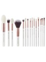 JESSUP SET Make Up Brush pennelli per il trucco del viso T222 15 pezzi.