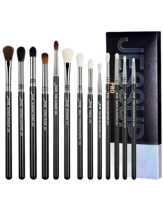 JESSUP SET Pro Eyeshadow Brush set di tredici pennelli per il trucco degli occhi T338