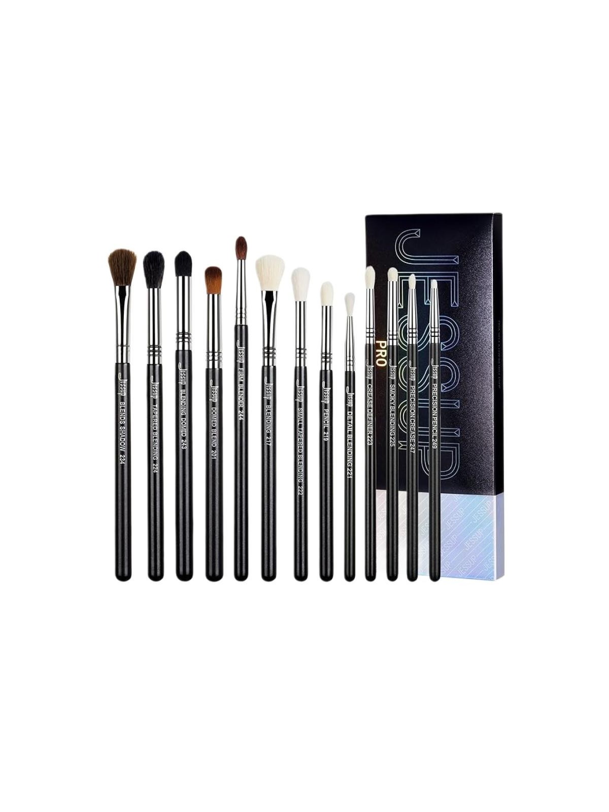 JESSUP SET Pro Eyeshadow Brush set di tredici pennelli per il trucco degli occhi T338