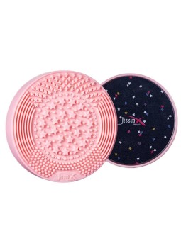 JESSUP Spugna per la pulizia di pennelli Wet&Dry Brush Cleaner Rosa