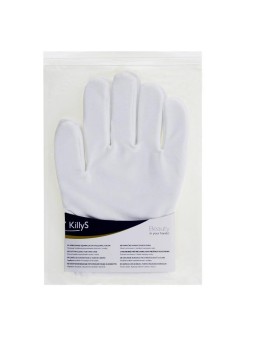 KILLYS Guanti in cotone per la cura delle mani, 2 pezzi