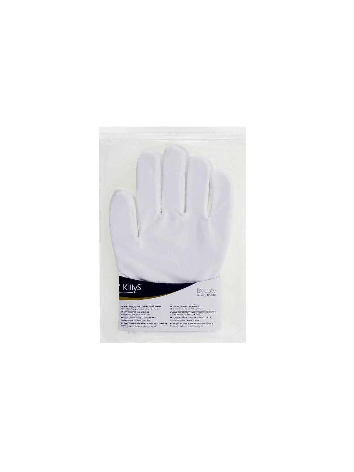 KILLYS Guanti in cotone per la cura delle mani, 2 pezzi