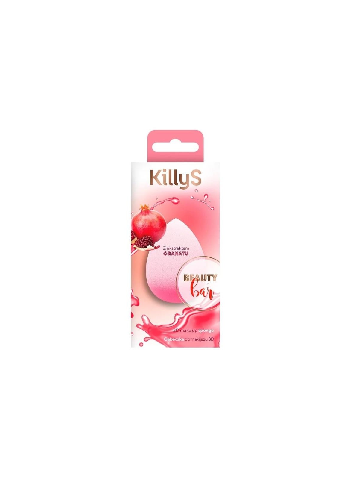 KILLYS Spugna per il trucco 3D Beauty Bar con estratto di melograno