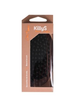 KILLYS Spazzola per barba in legno per uomo
