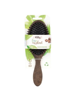 KILLYS Spazzola ovale per lo styling dei capelli Eco Bio Coffee