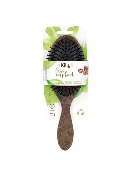 KILLYS Spazzola ovale per lo styling dei capelli Eco Bio Coffee