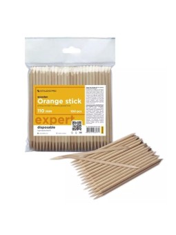 STALEKS Bastoncini per manicure in legno professionali da 110 mm, 100 pezzi.