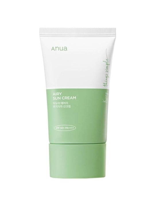Anua airy sun cream protezione solare spf 50+ pa++++ 50 ml