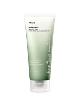 Anua schiuma detergente profonda per i pori al quercetinolo heartleaf 150 ml