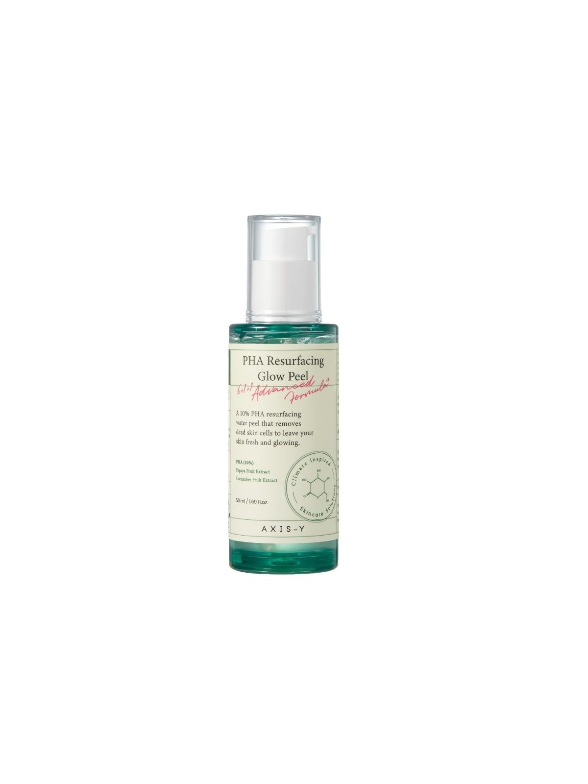 Axis-y pha resurfacing glow peel peeling acido per il viso 50 ml