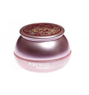 Bergamo pure snail wrinkle care cream crema viso antirughe con estratto di bava di lumaca 50 ml