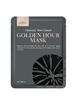 Elroel maschera viso al carbone golden hour mask 25g