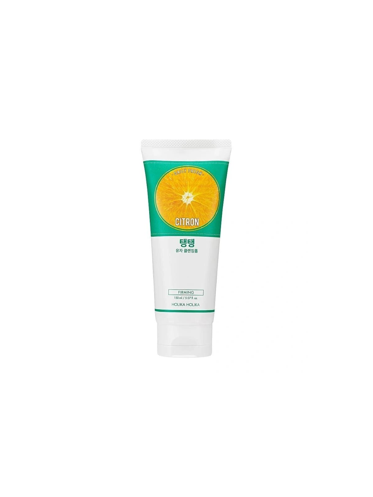 Holika holika daily fresh citron cleansing foam schiuma detergente per il viso con estratto di limone 150 ml