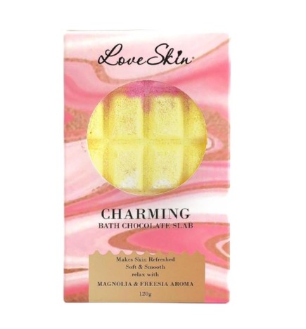 Love skin barretta di cioccolato da bagno barretta da bagno magnolia e fresia 120 g