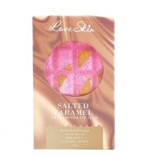 Love skin tavoletta di cioccolato da bagno al caramello salato 120 g